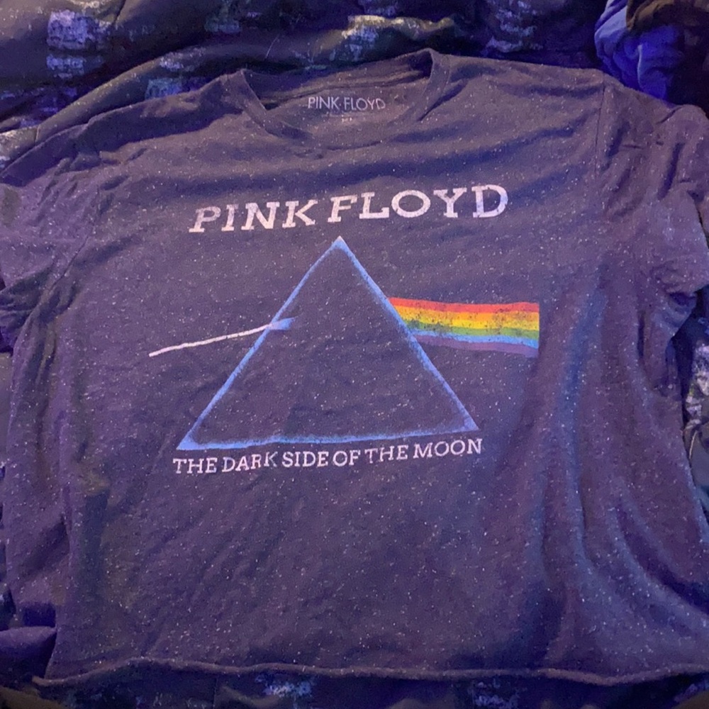 Cropped Pink Floyd shirt